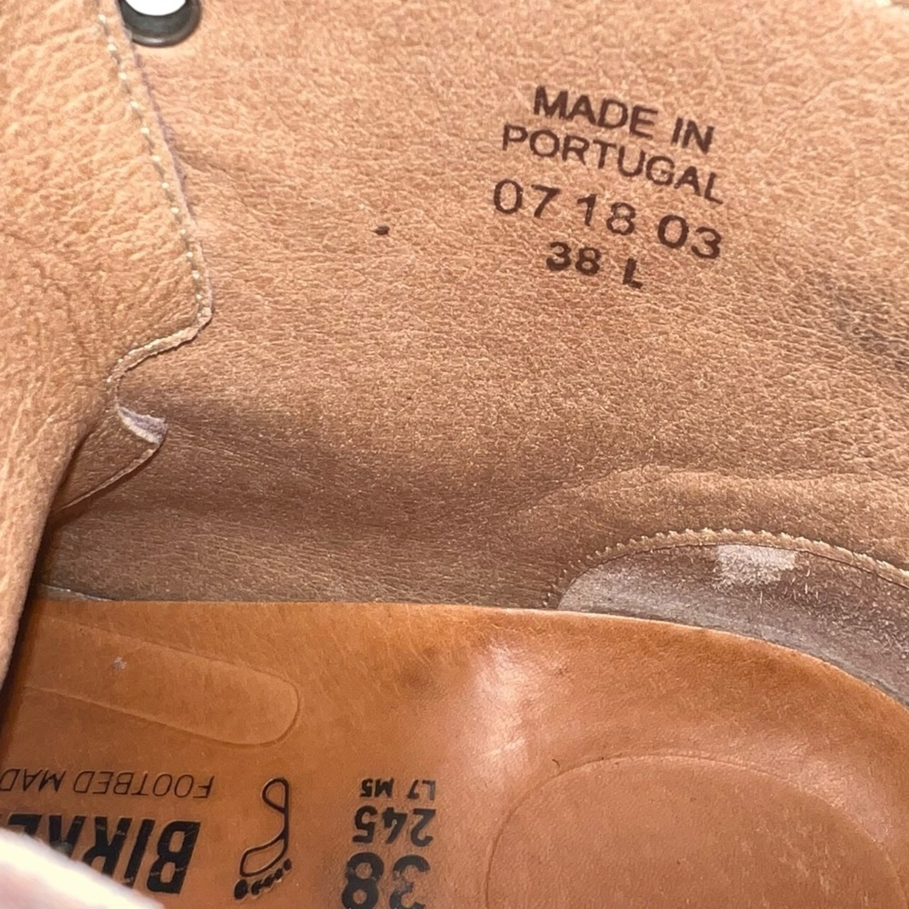 Birkenstock Women's Bartlett High-Top Sneakers Metallic Rose Gold EU 38 US 7 - Picture 9 of 9